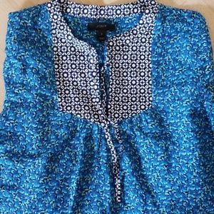 J. Crew Womens Floral Blouse size 2
